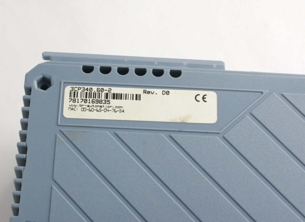 B&R Central Unit 3CP340.60-1 Revision D0 Module CP340 16MB 512kB