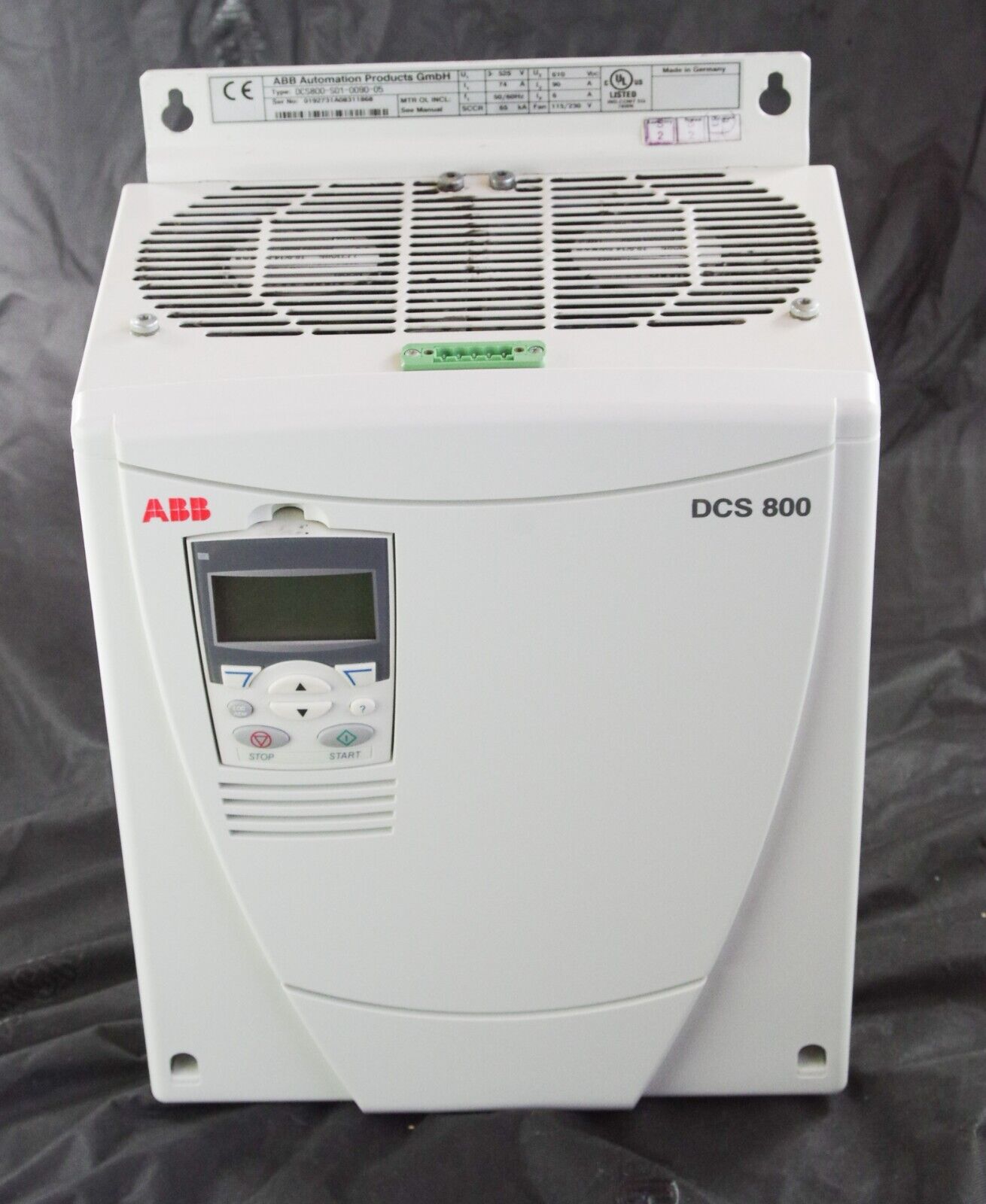ABB DCS800-S01-0090-05 DCS800 DC Drive 20HP - 40HP@480V 78A + 1 Year Warranty