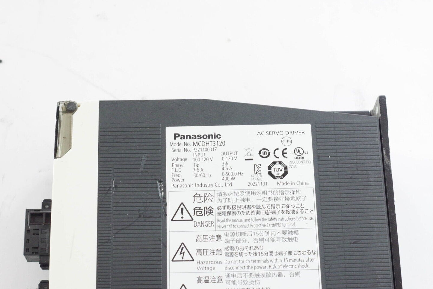 Panasonic MCDHT3120 AC Servo Drive - New Without Box