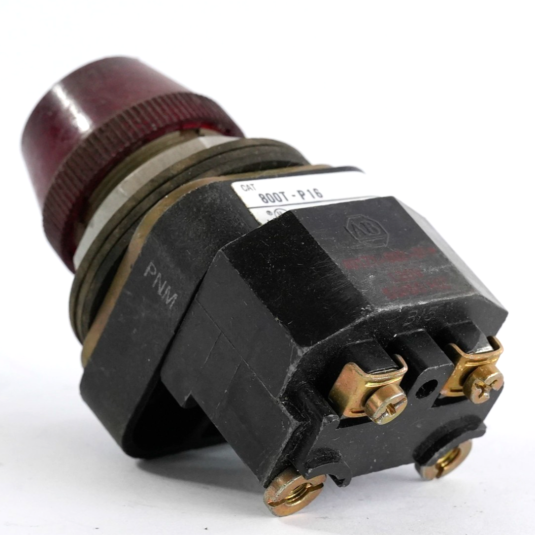 Allen Bradley 800T-P16 /T Red Illuminated Pilot Button 800TP16