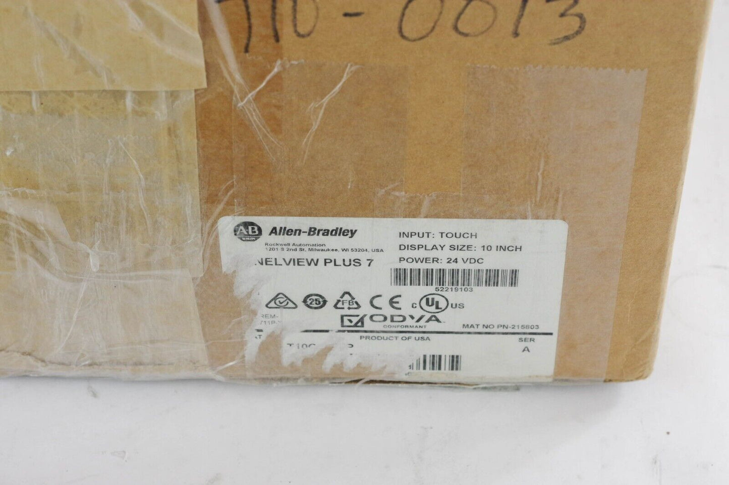 2017 Allen Bradley 2711P-T10C22D9P PanelView Plus 7 Ser A - New Open Box