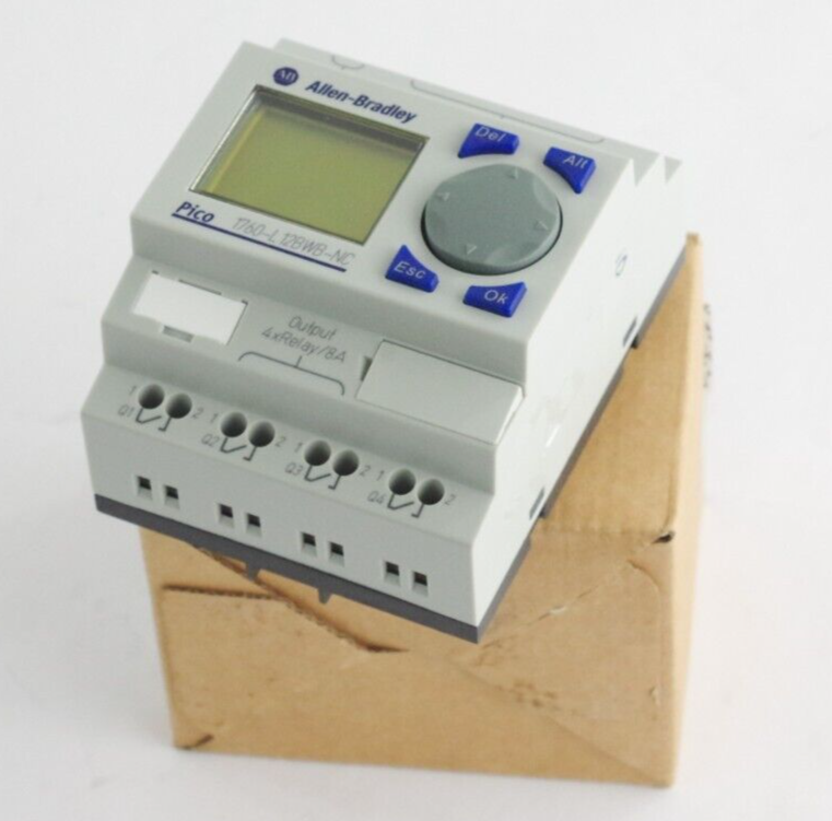 Allen Bradley 1760-L12BWB-NC /A Pico Controller 8 Digital Inputs 4 Relay 24V DC