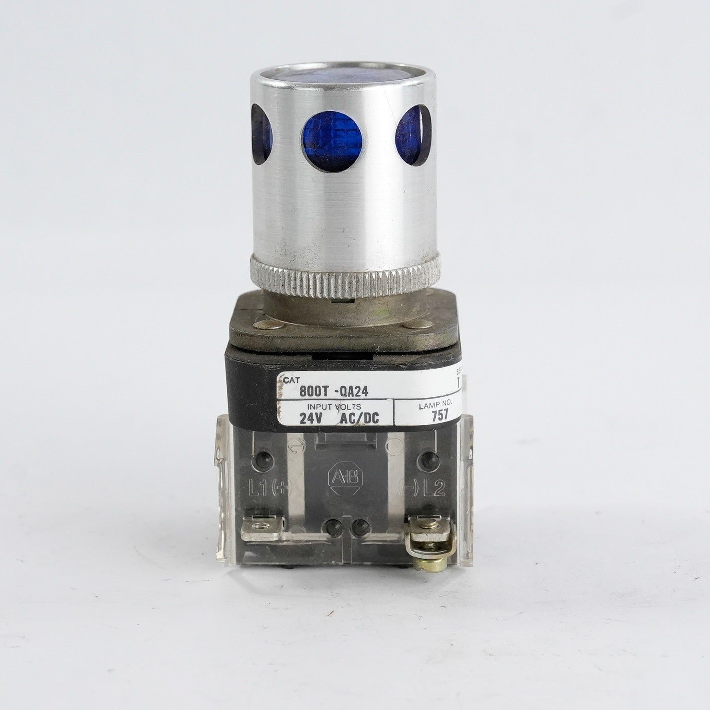 Allen Bradley 800T-QA24 /T Push Button Blue 24V AC/DC 800TQA24