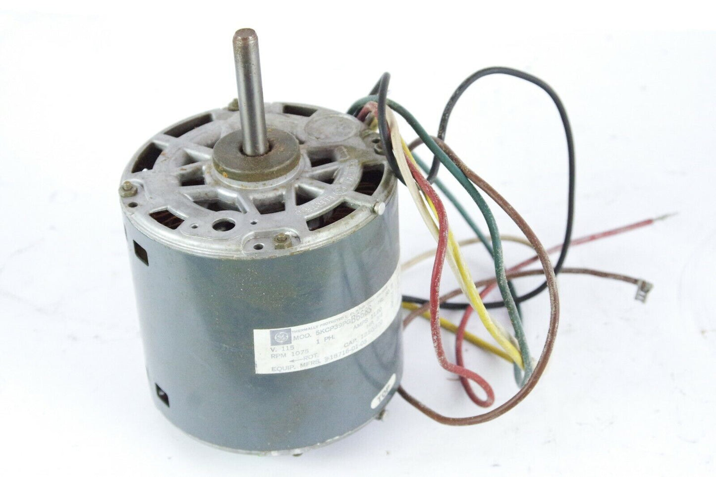 GE 5KCP39PGB6668s 18716-01-05 11A 3/4HP 115V 3 Speed, Blower Motor 1075 RPM