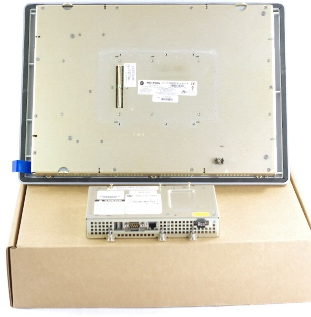 Allen Bradley 2711P-B15C4D1 /A PanelView Plus 1000 2711P-RP1 /B + RDB15C Refurb