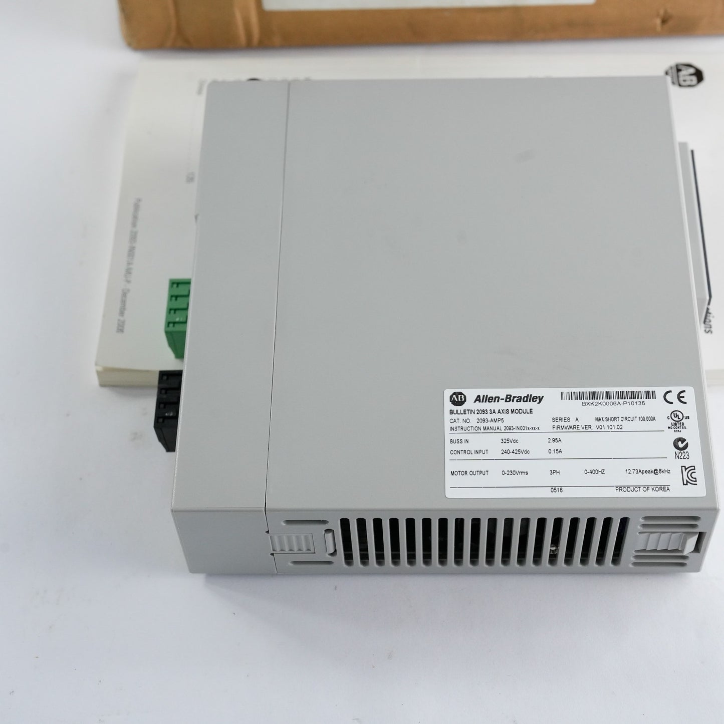 Allen Bradley 2093-AMP5 /A Axis Module Kinetix 2000 2093AMP5 - Open Box Surplus