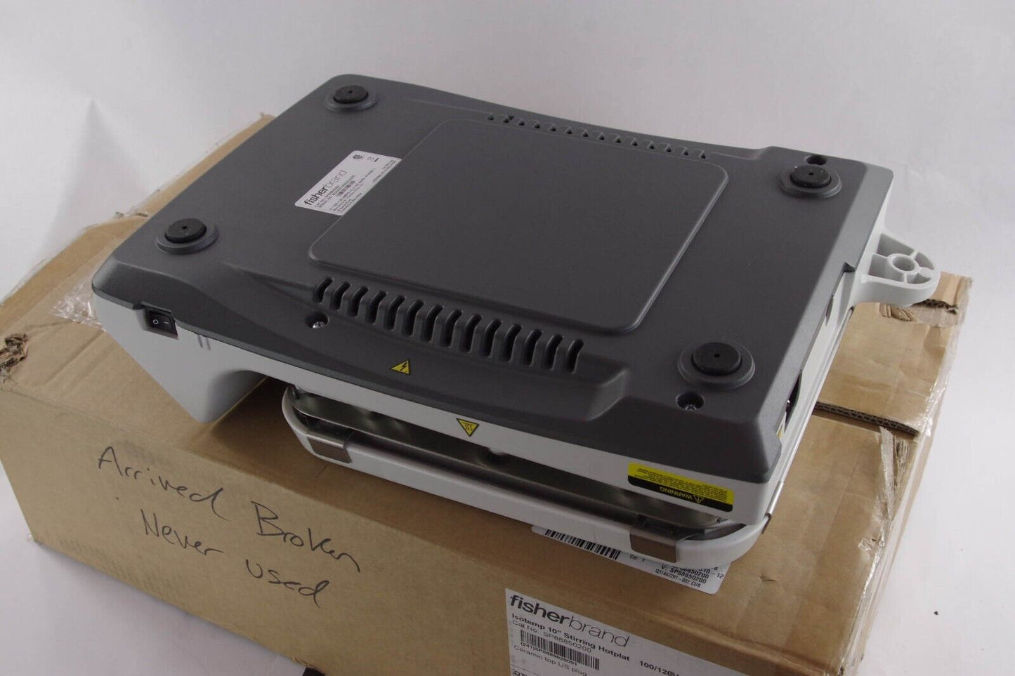 Fisher Scientific SP88850200 Isotemp 10'' Stirring Hotplat - For Parts or Repair