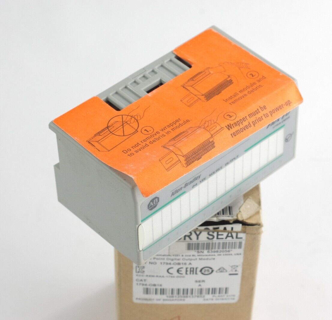 Allen Bradley 1794-OB16 Ser A Flex 16-Point Digital Output Module - Open Box