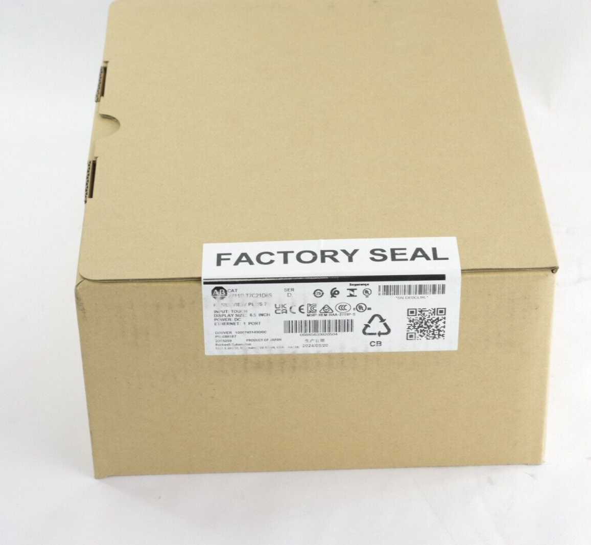 Allen Bradley 2711P-T7C21D8S /D HMI Panelview Plus 7 Terminal - Sealed Surplus