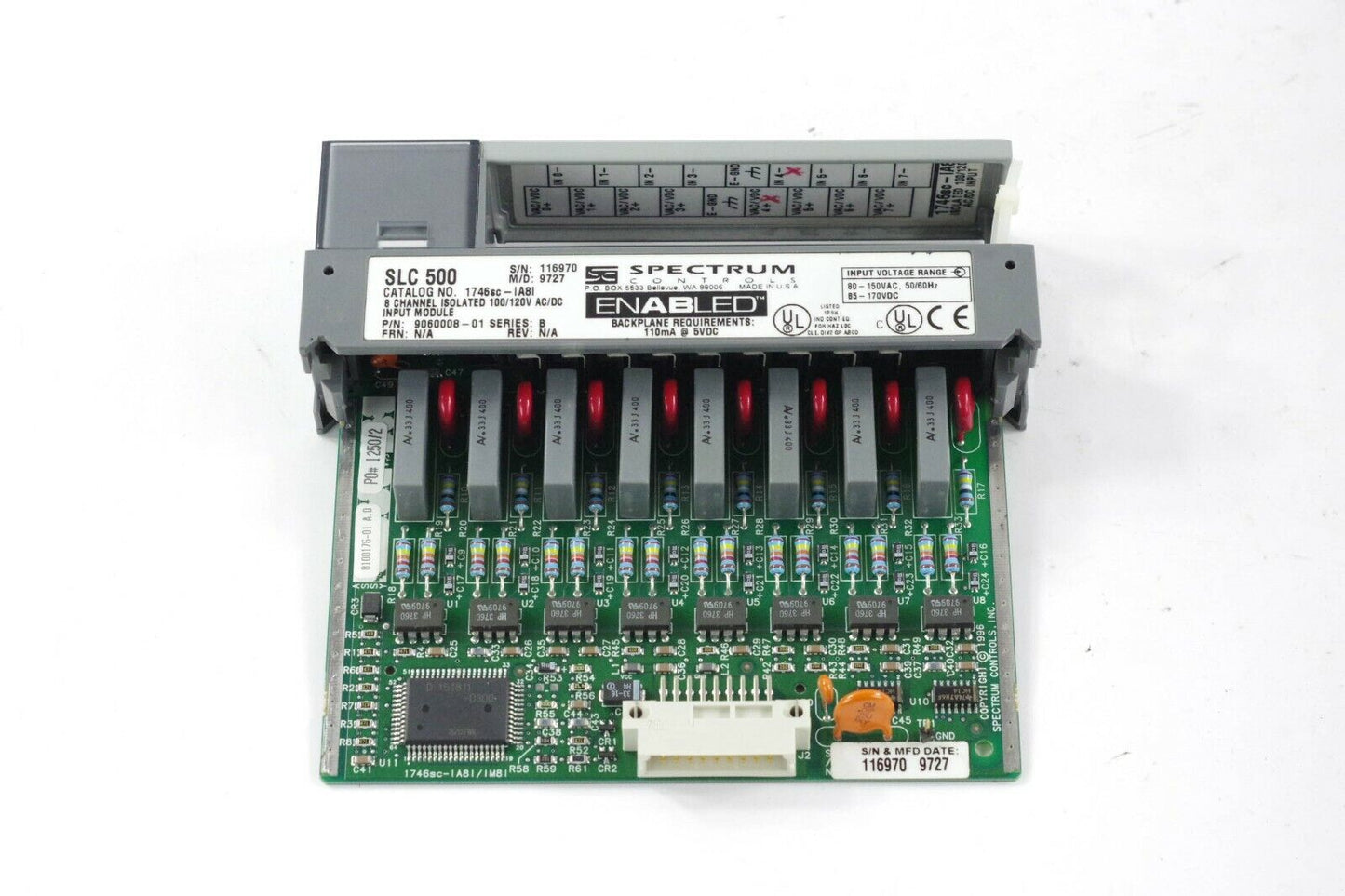 Spectrum Controls 1746sc-IA8I /B SLC 500 Digital Input Module