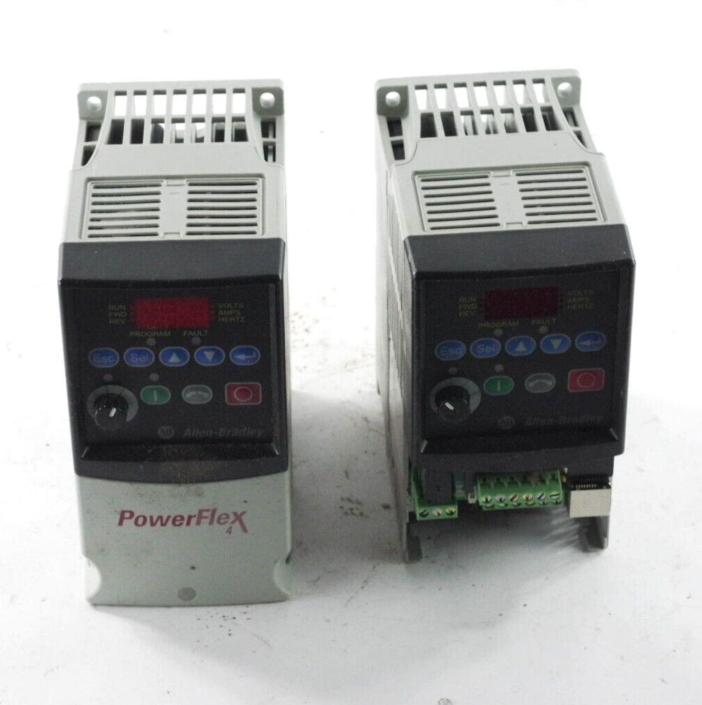 2x ALLEN BRADLEY 22A-A2P3N114 AC DRIVES - For Parts / Repair