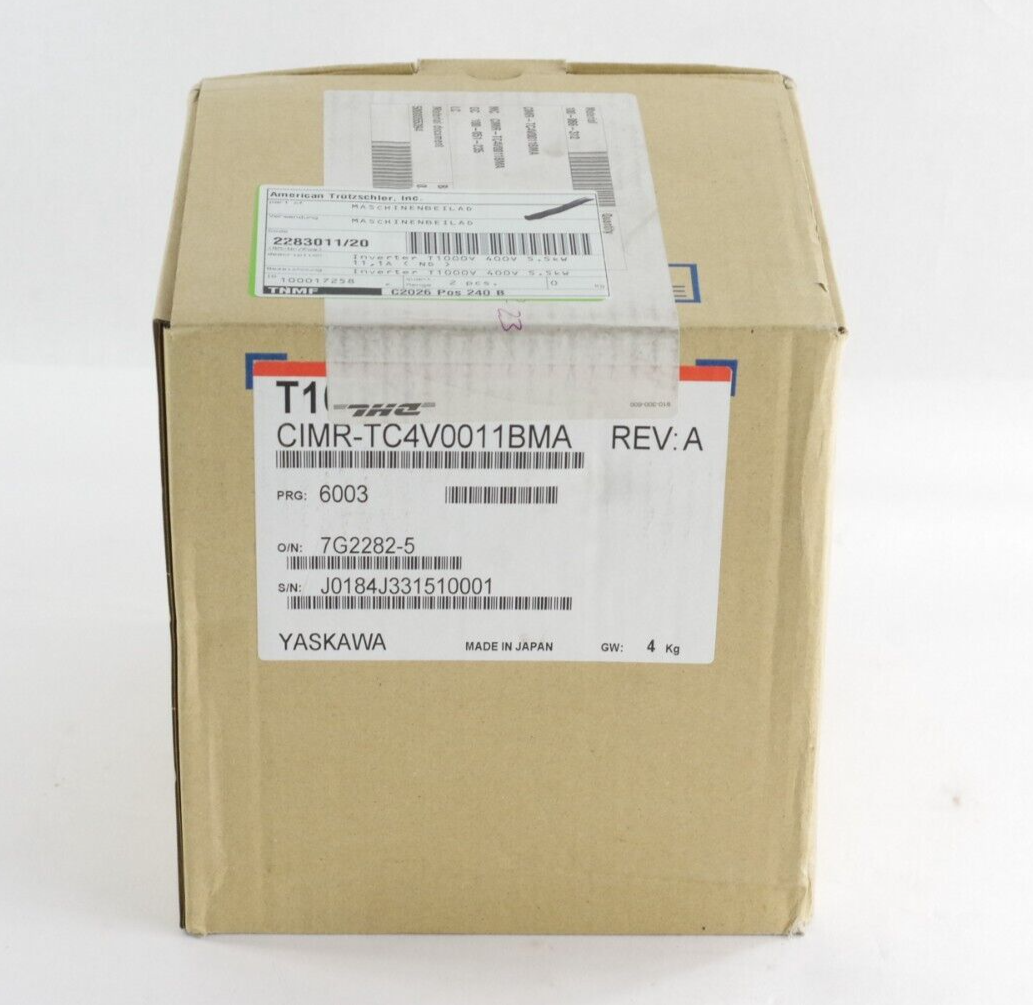 Yaskawa CIMR-TC4V0011BMA REV A AC Drive 3-Phase 380-480V 5.5kW/4.0kW