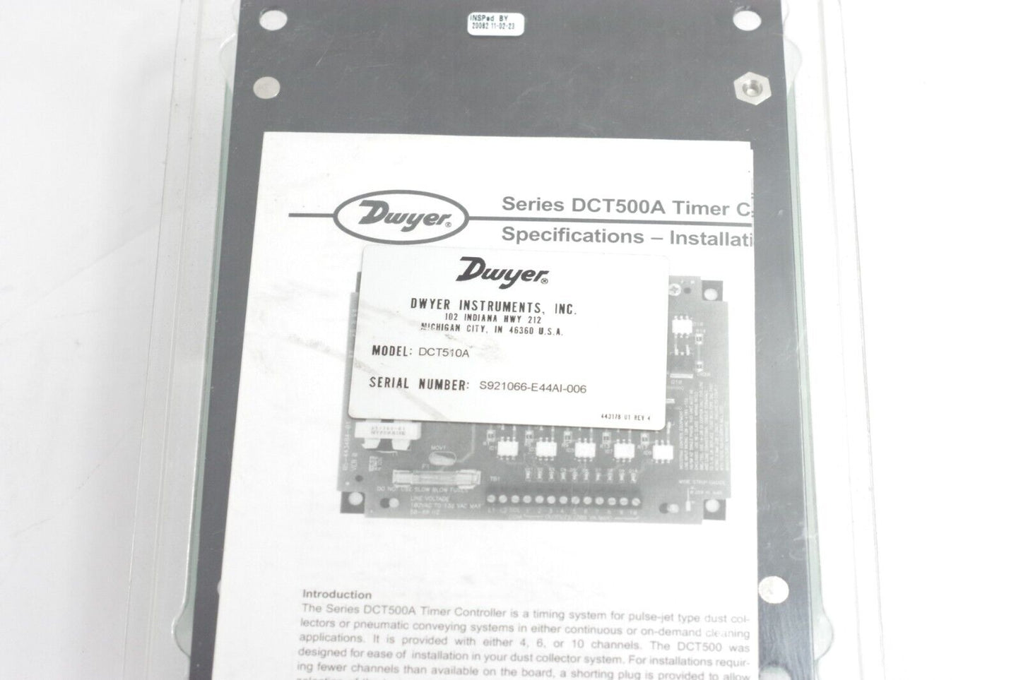 Dwyer DCT510A - Open Box - Series DCT500A Low Cost Timer Controller, 10 Channel