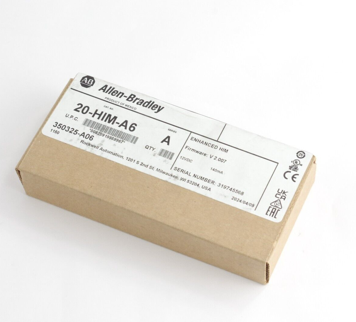 Allen Bradley 20-HIM-A6 Ser A Powerflex Module - Sealed Surplus