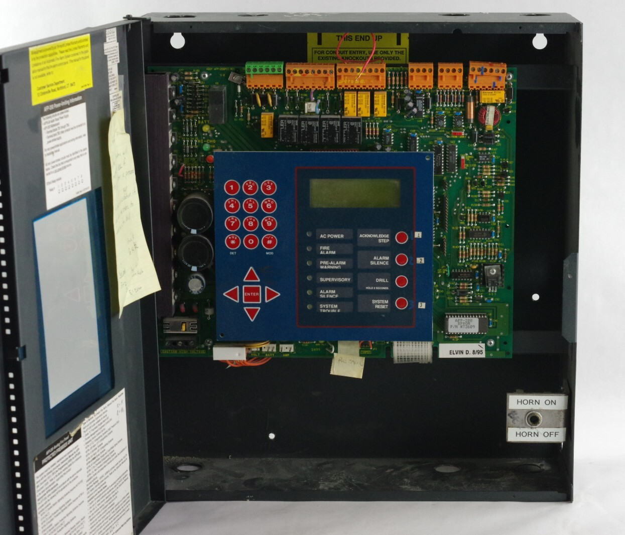 NOTIFIER AFP-200 Fire Detection Alarm System Control Panel - FOR PARTS