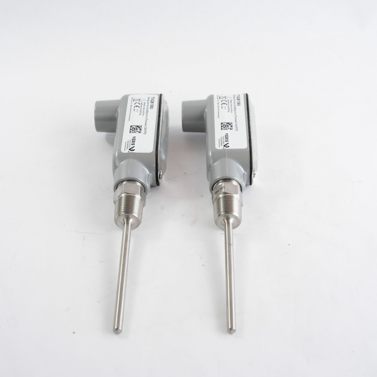 Veris TIGB1B0 Pipe/Immersion Temperature Sensor Stainless Steel Probe