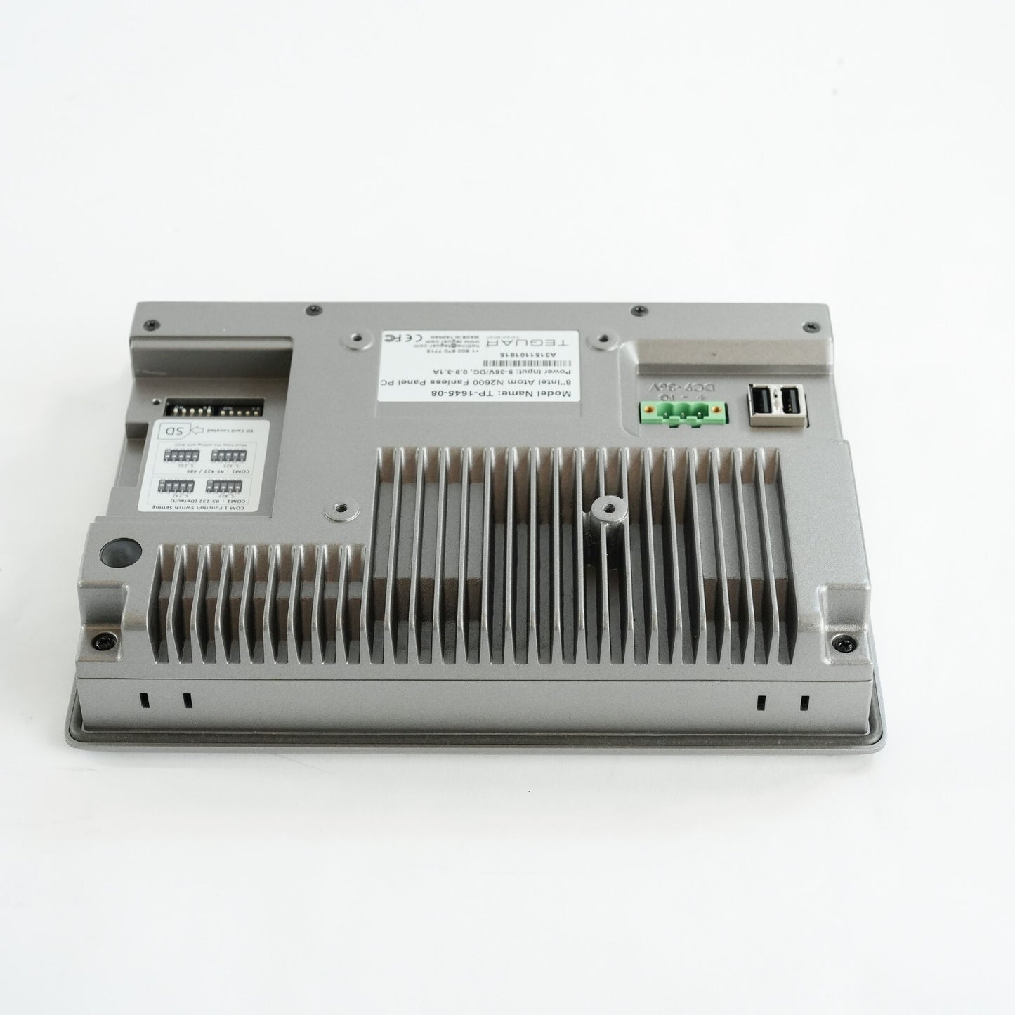 Teguar TP-1645-08 Industrial Panel PC 8" Intel Atom N2600 Fanless TP164508
