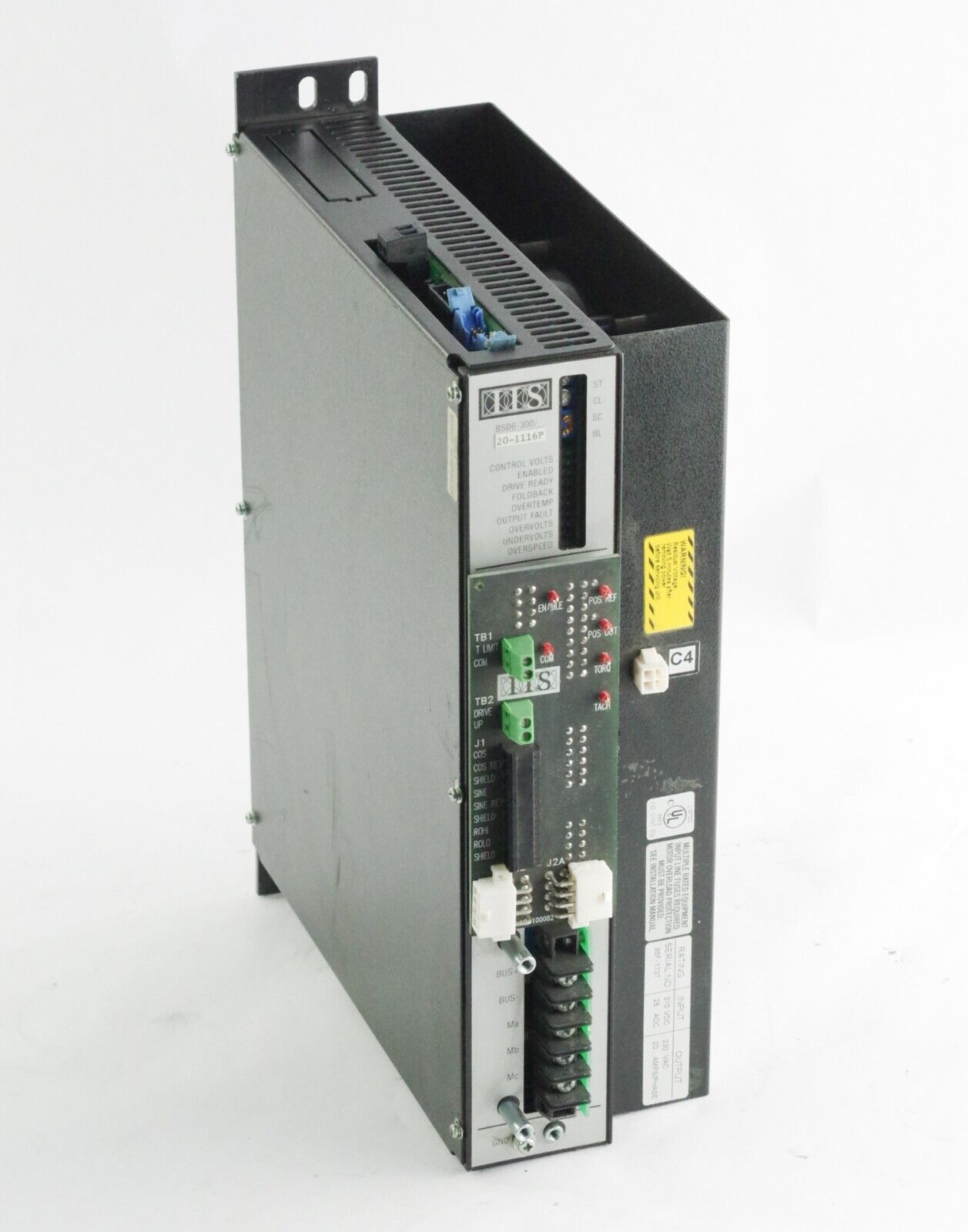 Industrial Indexing Systems IIS BSD6-300/20-1116P Servo Amplifier BSD6-300 /20