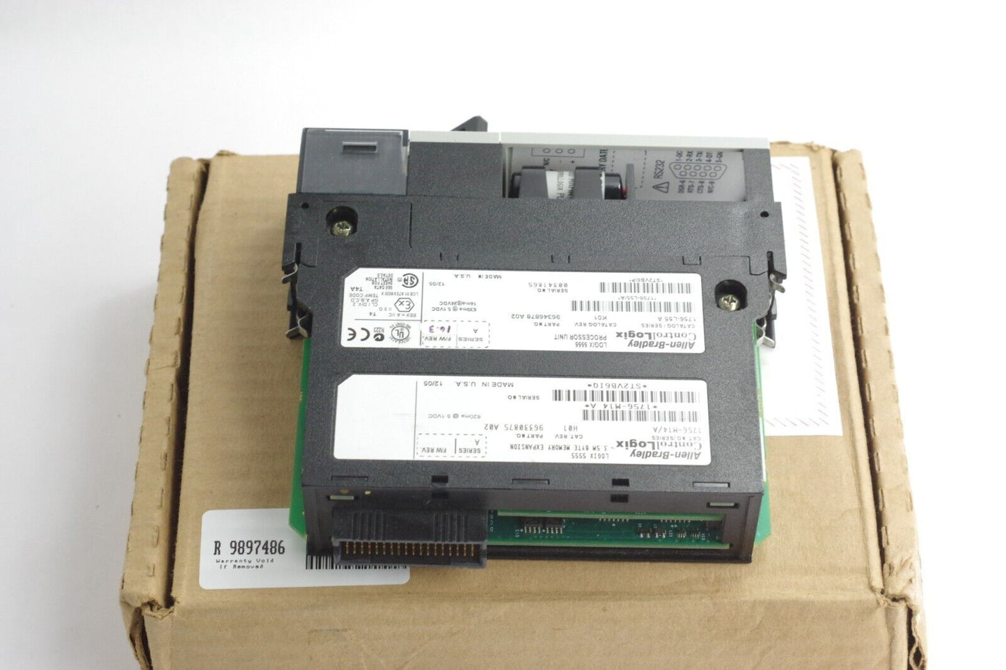 Allen Bradley 1756-L55 /A Logix 5555 Module + 1756-M14 A / 1756-L55M14