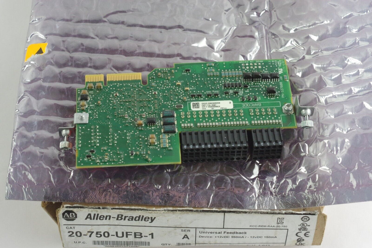 Allen Bradley 20-750-UFB-1 Series A PowerFlex 755 Feedback Module - Open Box