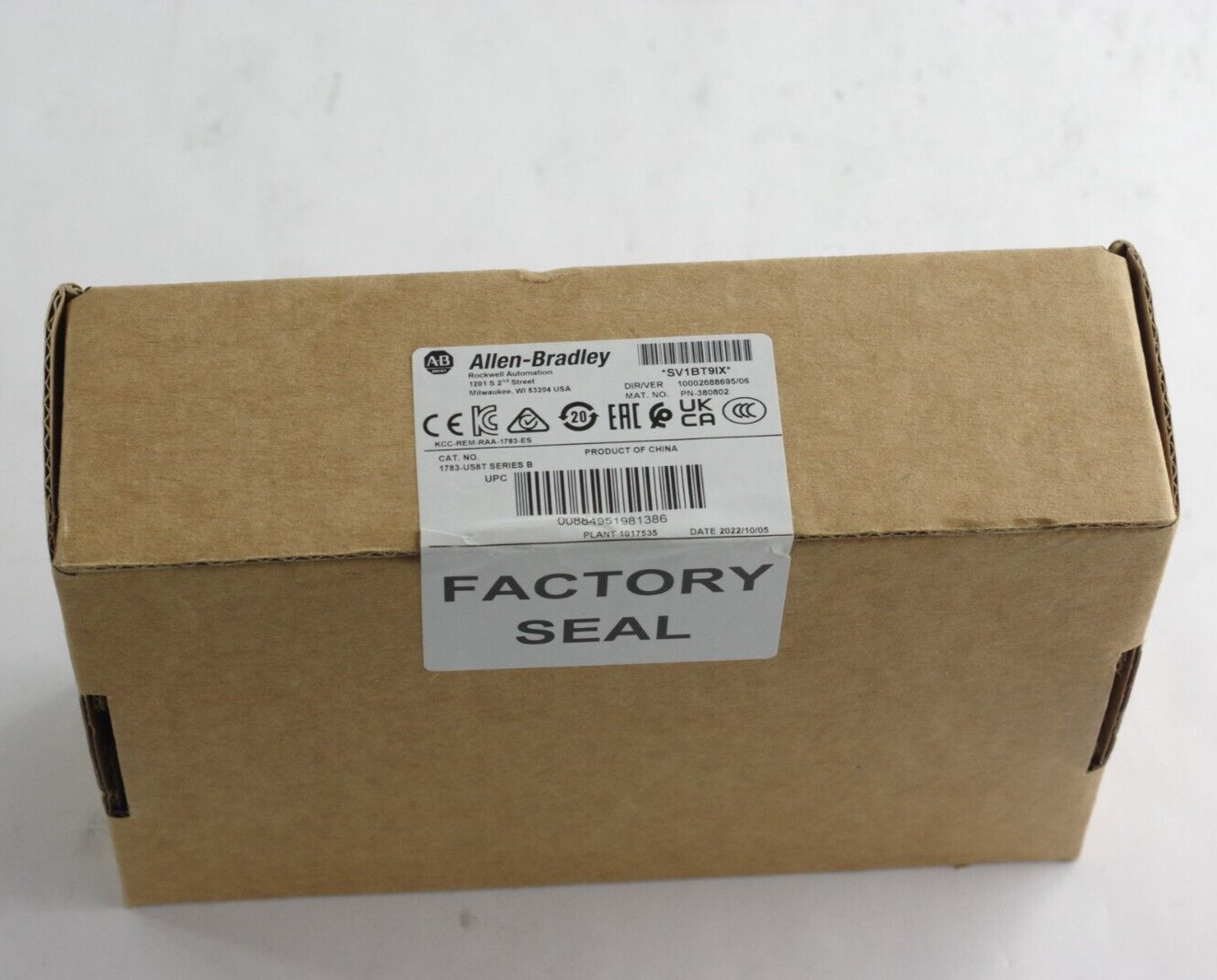 Allen Bradley 1783-US8T Ser B Stratix2000PLC Ethernet Switch 2022 Sealed Surplus