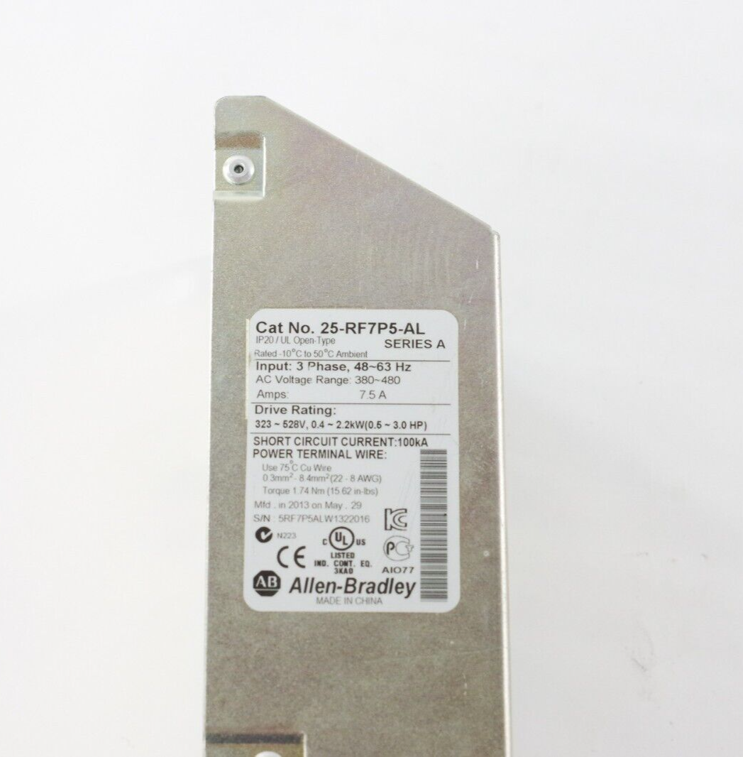 Allen Bradley 25-RF7P5-AL Ser A Emc Filter Kit for Powerflex 520