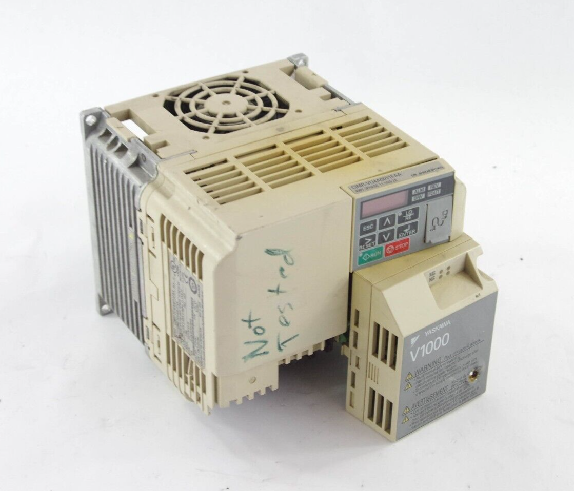 Yaskawa CIMR-VU4A0011FAA / CIMRVU4A0011FAA Model V1000 - For Parts or Repair