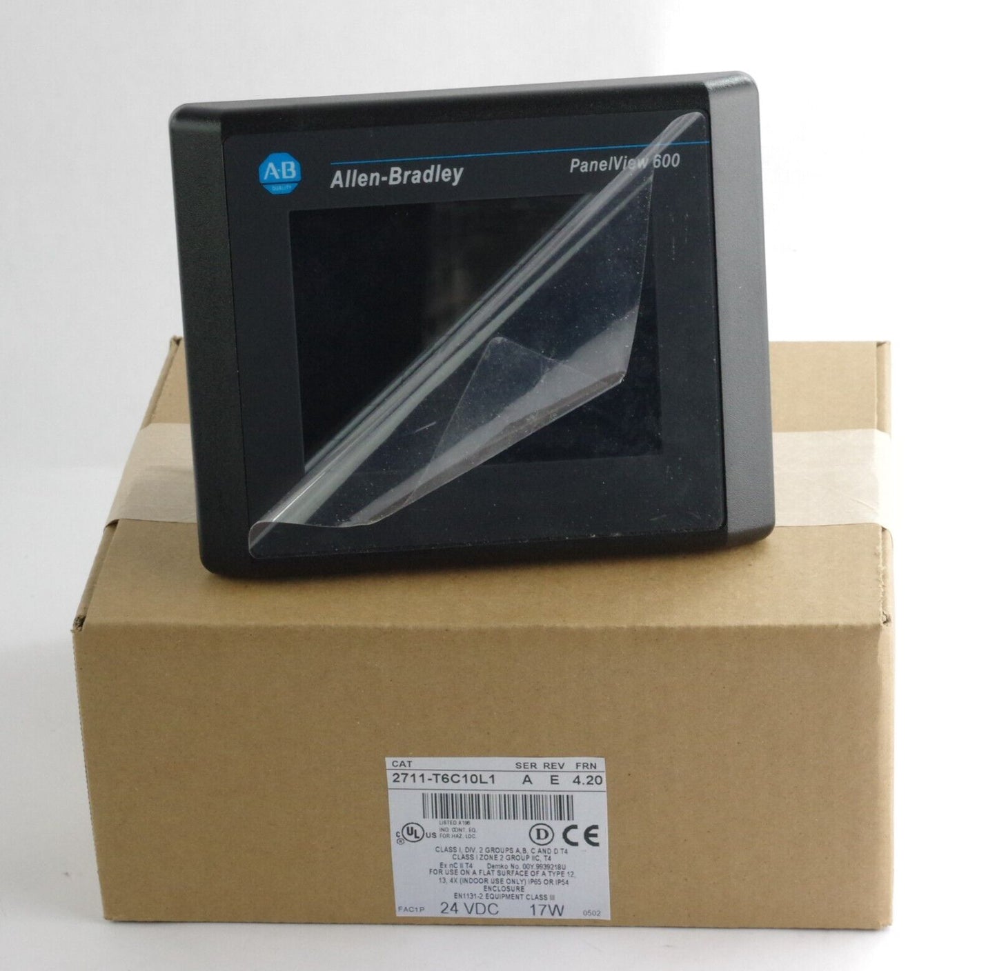 Allen Bradley 2711-T6C10L1 Ser A Rev E FRN 4.20 Panelview 600
