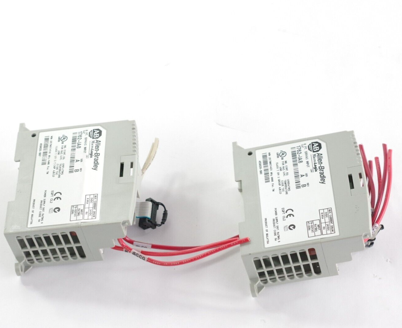 Allen Bradley 1762-IA8 Ser A Rev B Micrologix Input Module PLC