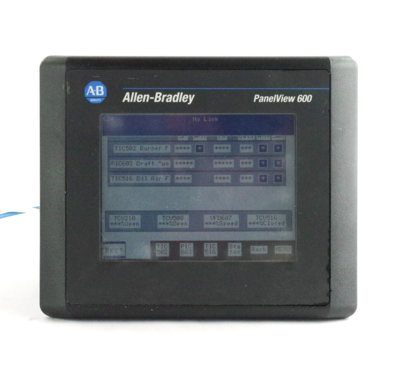 Allen Bradley 2711-T6C20L1 Ser B FRN 4.46 PanelView 600 24VDC Interface Panel