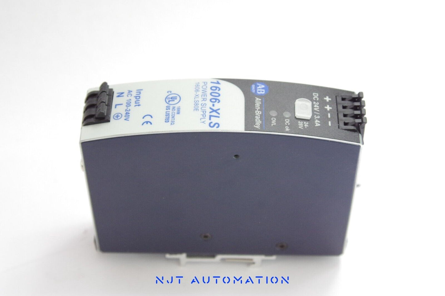 ALLEN BRADLEY 1606-XLS80E SERIES A POWER SUPPLY 120ac to 24VDC 3A