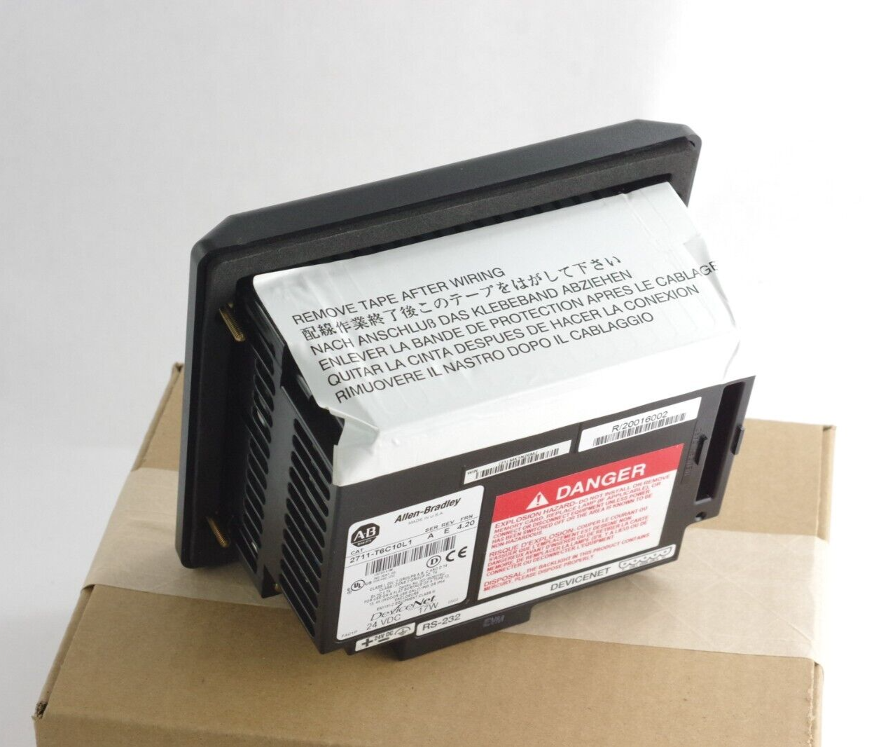 Allen Bradley 2711-T6C10L1 Ser A Rev E FRN 4.20 Panelview 600