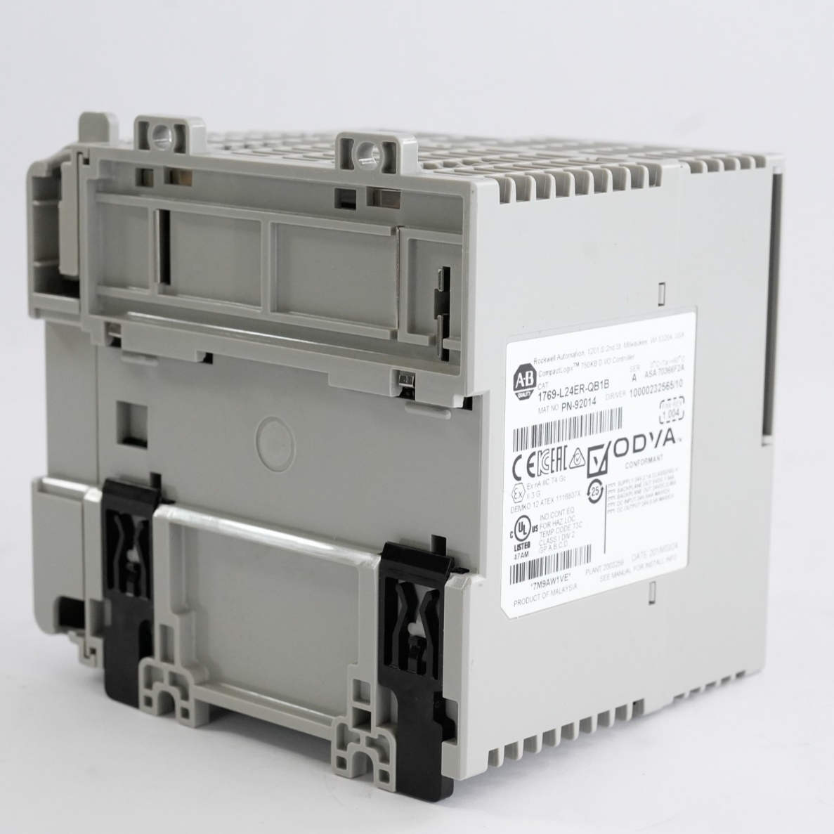 Allen Bradley 1769-L24ER-QB1B /A CompactLogix ENet 750KB D I/O Controller + ECR