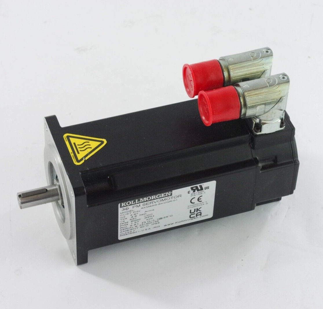 KOLLMORGEN AKM43G-EKCNR-01 / AKM43GEKCNR01 DC Servo Motor - New Surplus