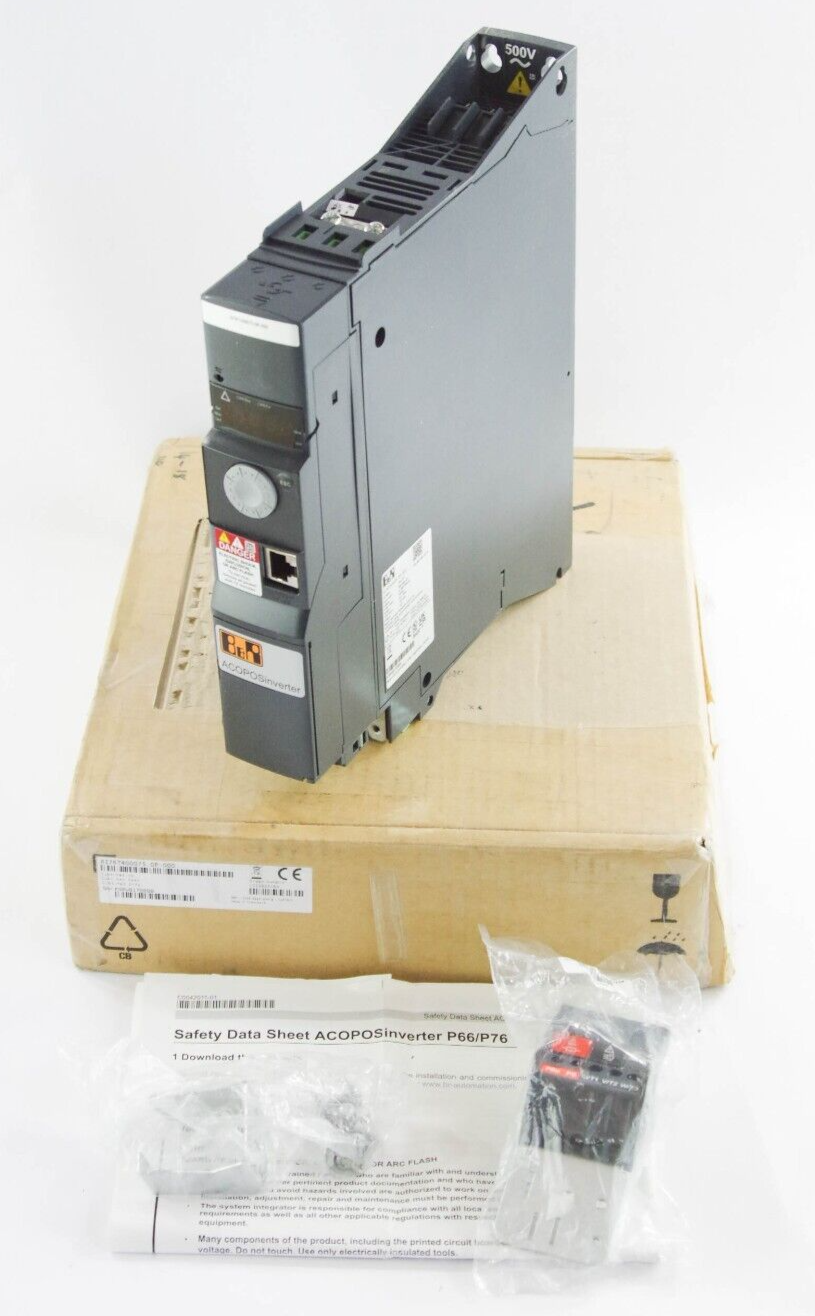 B&R 8I76T400075.0P-000 / 8I76T4000750P000 ACOPOS Inverter 0.75kW 50/60Hz 3.5A