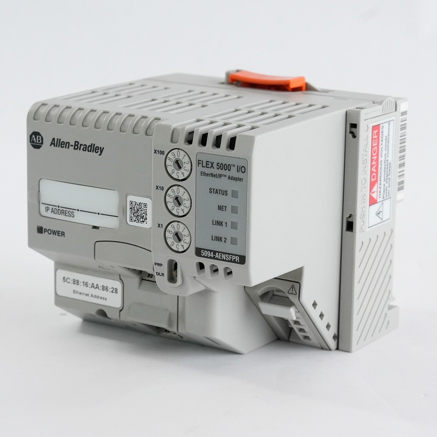 Allen Bradley 5094-AENSFPR Ser A Flex 5000 I/O Ethernet/IP SFP Adapter Module
