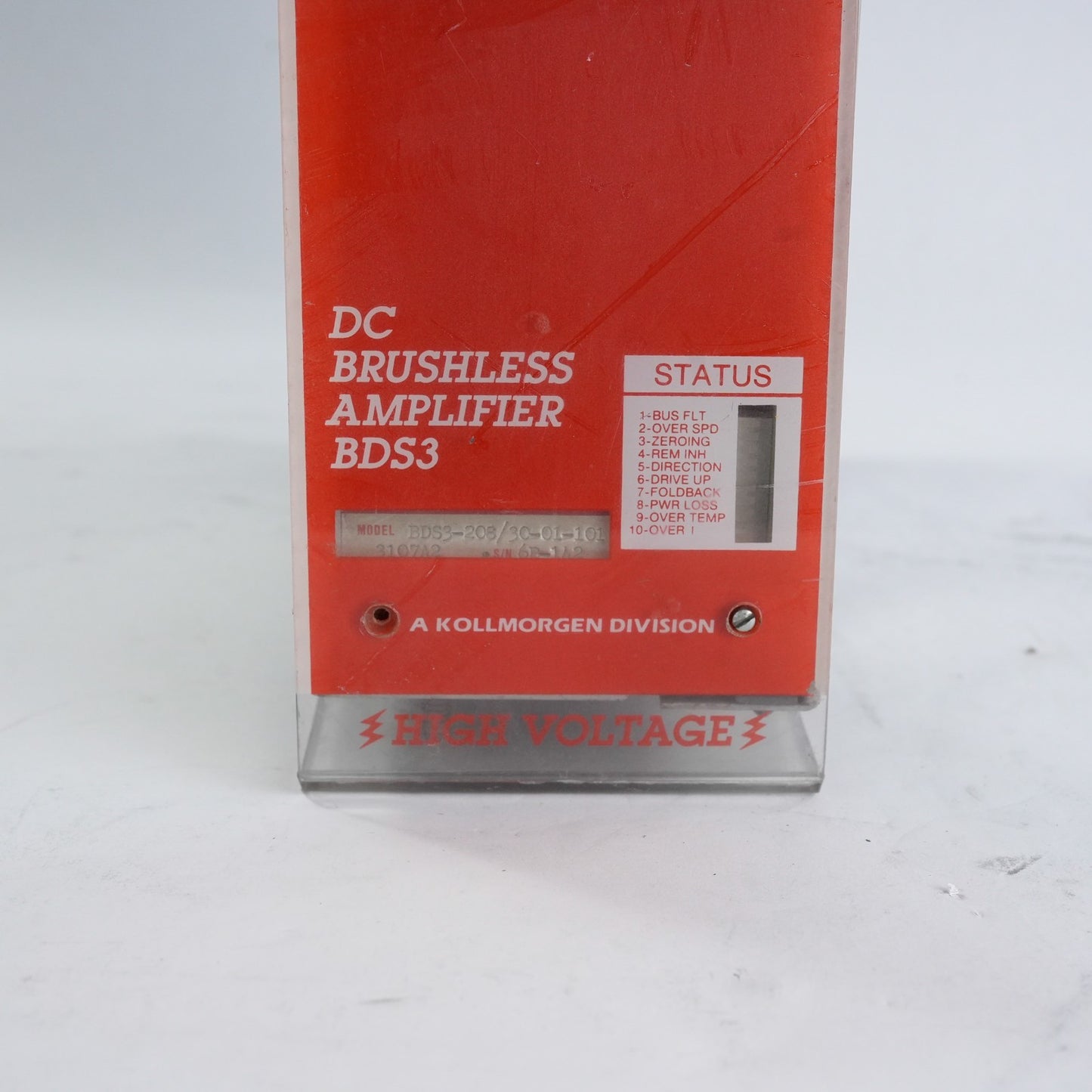 Industrial Drives ID Kollmorgen BDS3-208/30-01-101 3107A2 DC Brushless Amplifier