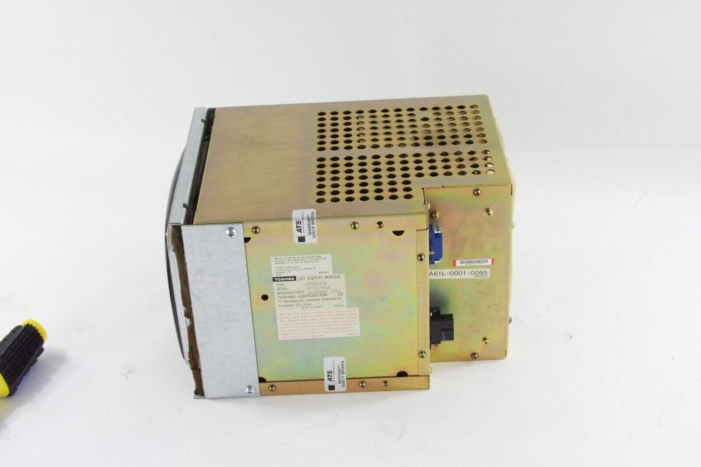 FANUC A61L-0001-0095 4MD826 / TOSHIBA D9CM-01A CRT Display + Warranty