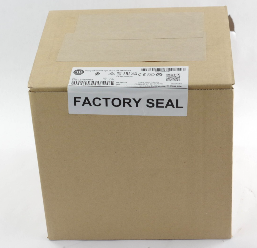 2022 Allen Bradley 5069-L330ERMS3 /A GuardLogix 5380 Processor - Sealed Surplus