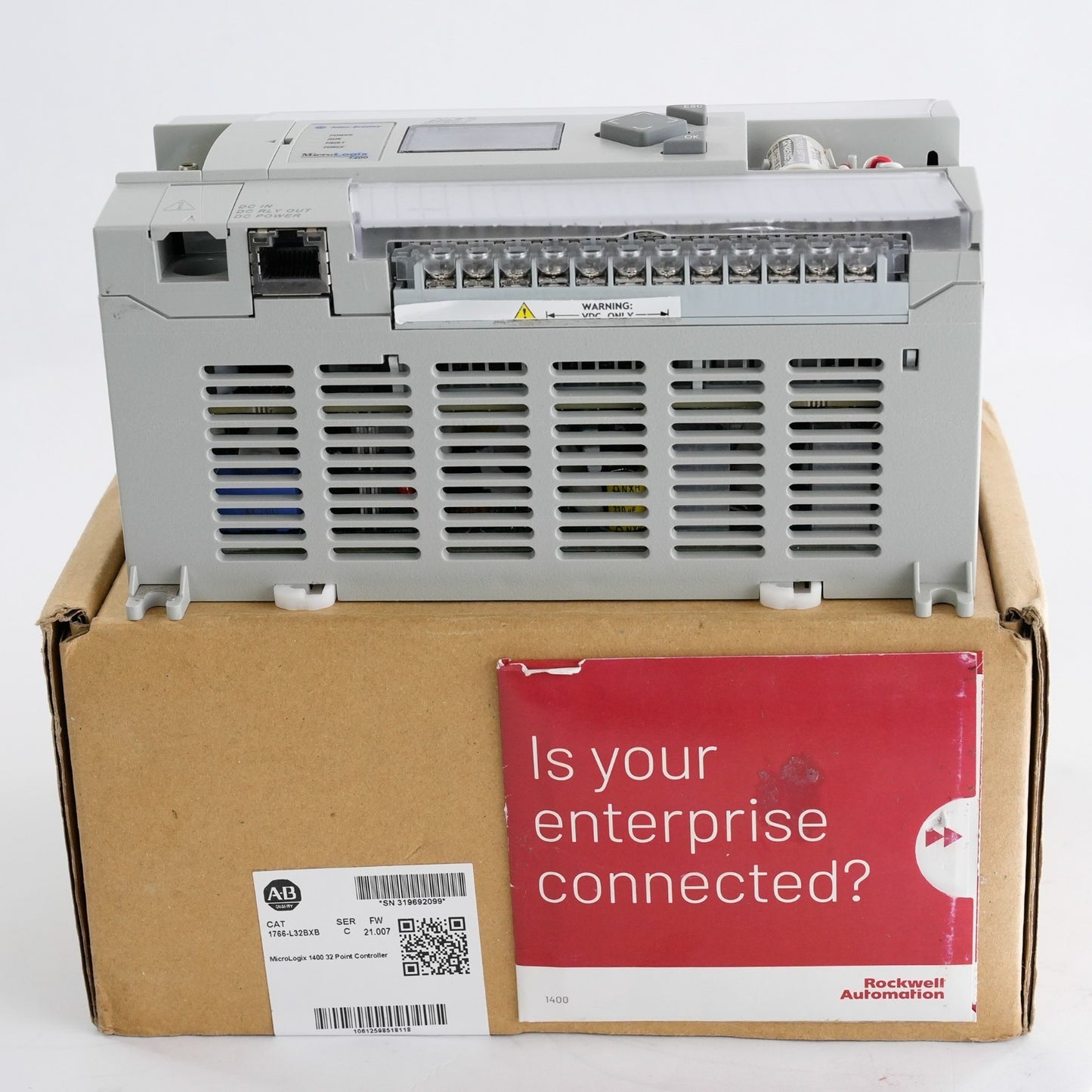 Allen Bradley 1766-L32BXB /C MicroLogix 1400 32-Point Controller - Open Box