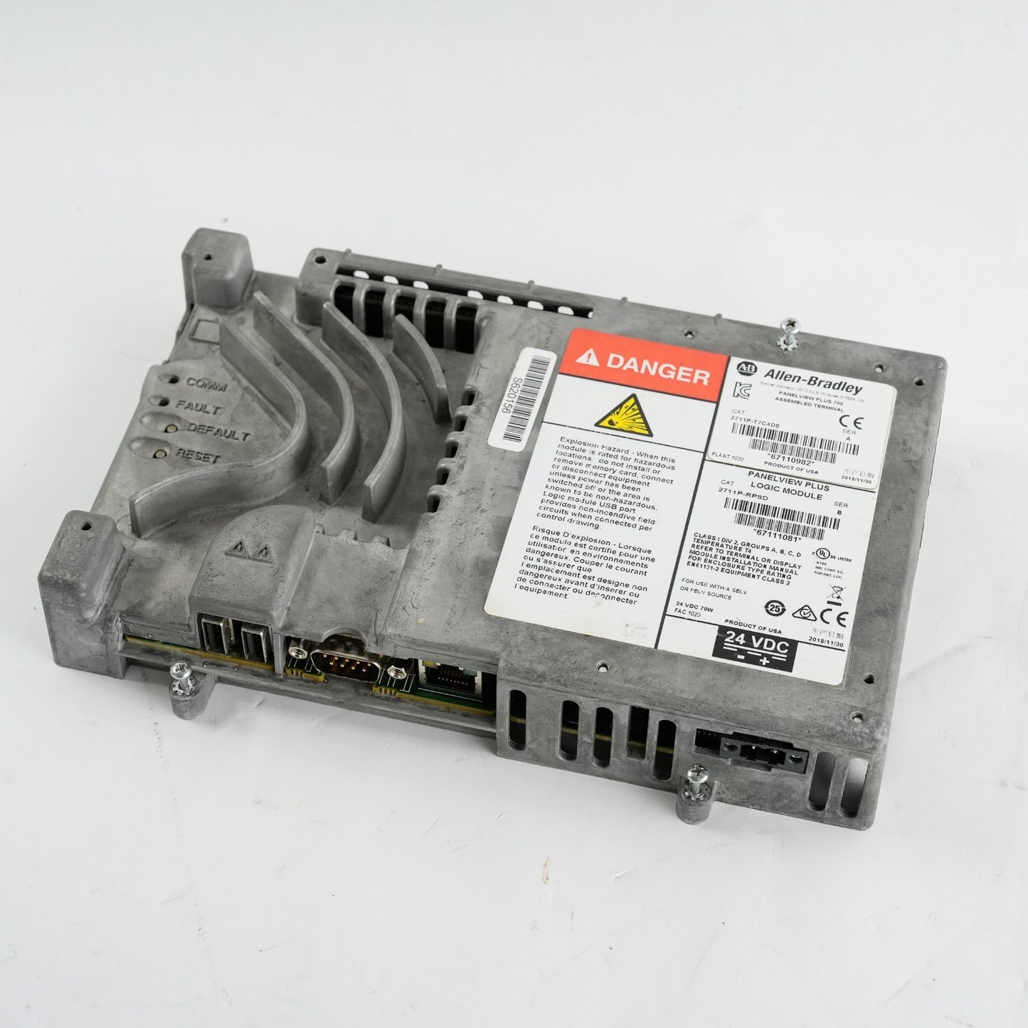 Allen Bradley 2711P-RP8A /B Panelview Plus Logic Module 2711PRP8A