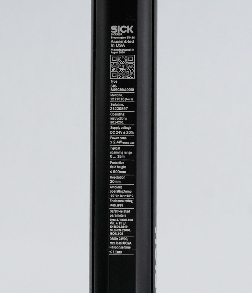 Sick C4C-EA09030A10000 Safety Light Curtain 24 VDC C4CEA09030A10000