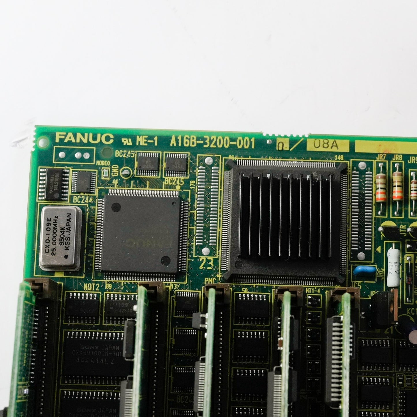 Fanuc A16B-3200-0010/08A 16B Main CPU PCB Board w/ Cards A16B32000010