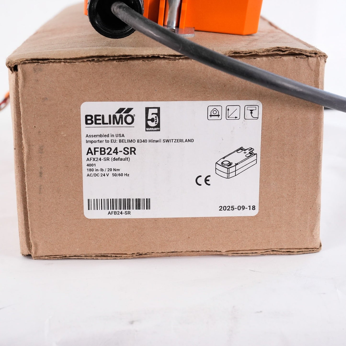 Belimo AFB24-SR Spring Return Proportinal Damper Actuator AFB24SR - Open Box