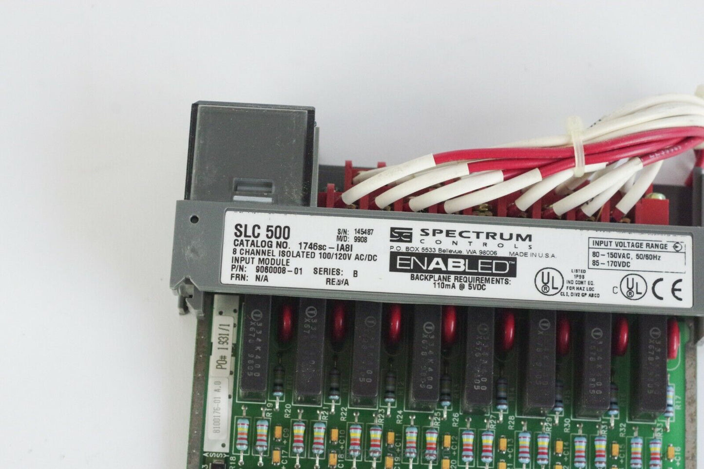 Spectrum Controls 1746sc-IA8I /B SLC 500 Digital Input 1 SPECTRUM CONTROLS