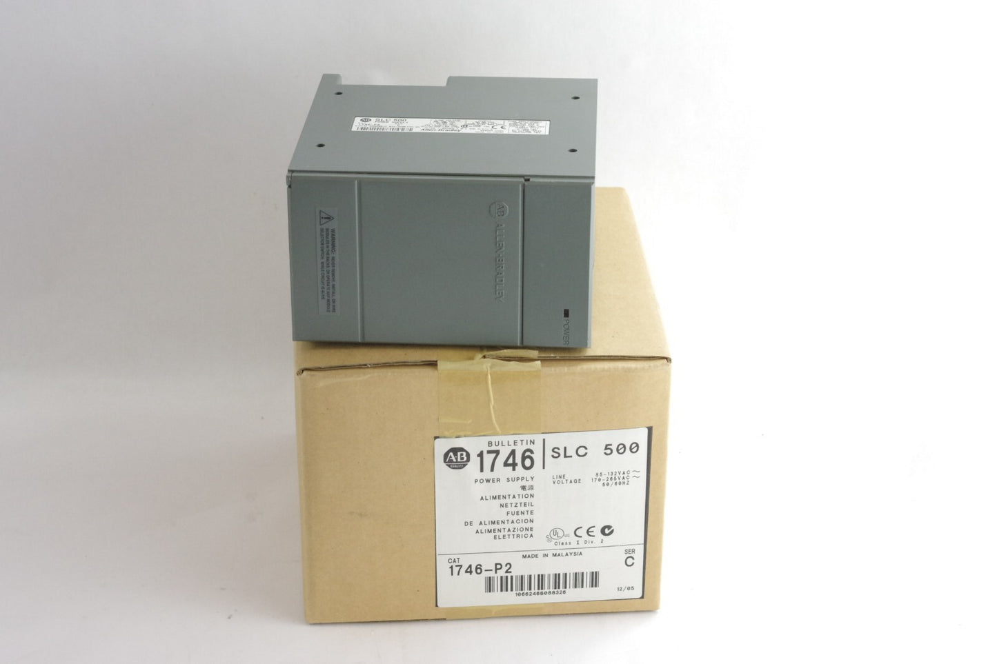 Allen Bradley 1746-P2 /C SLC 500 Power Supply Module 459060-0200 - Open Box
