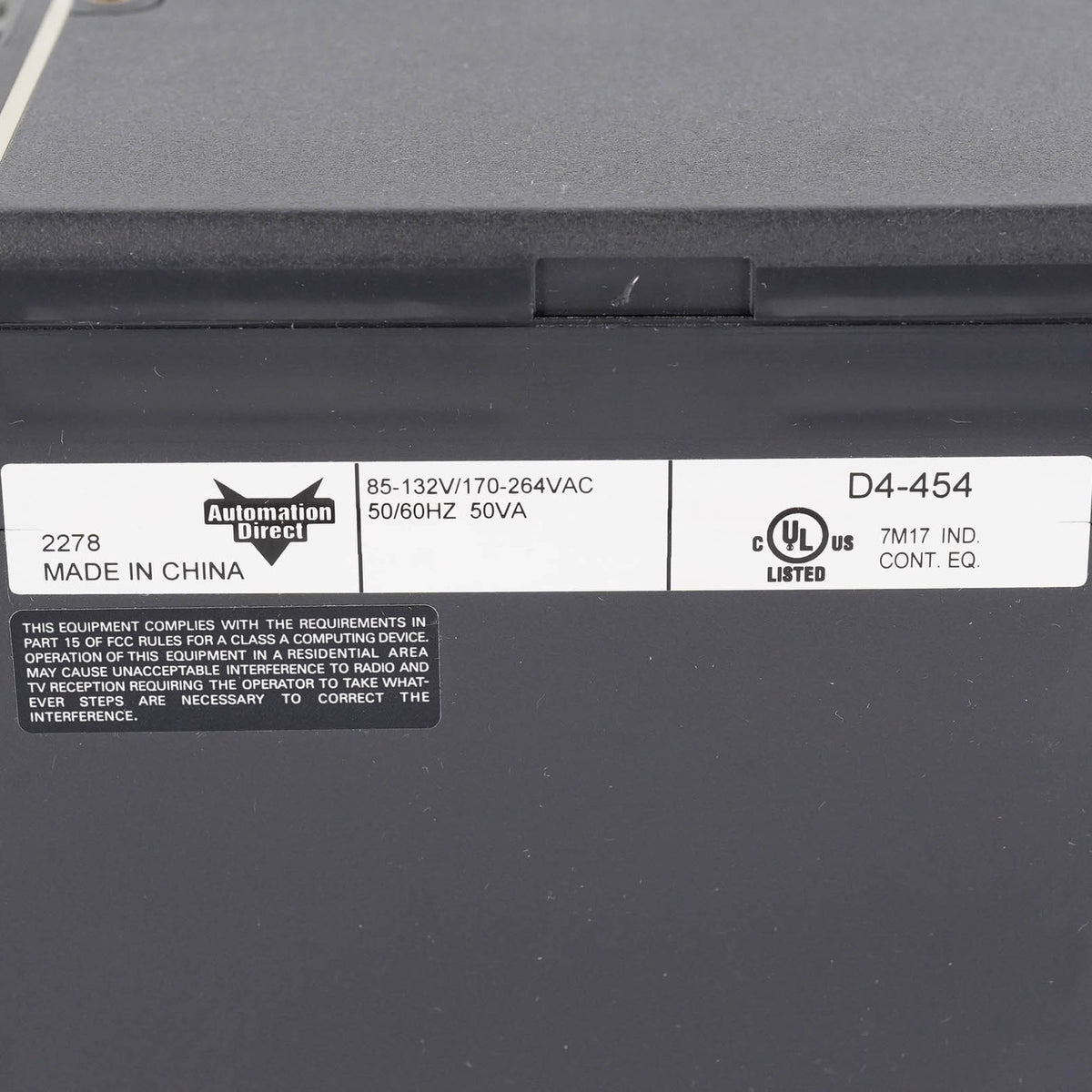 Automation Direct D4-454 Direct Logic 405 PLC CPU Processor Module 8k Memory