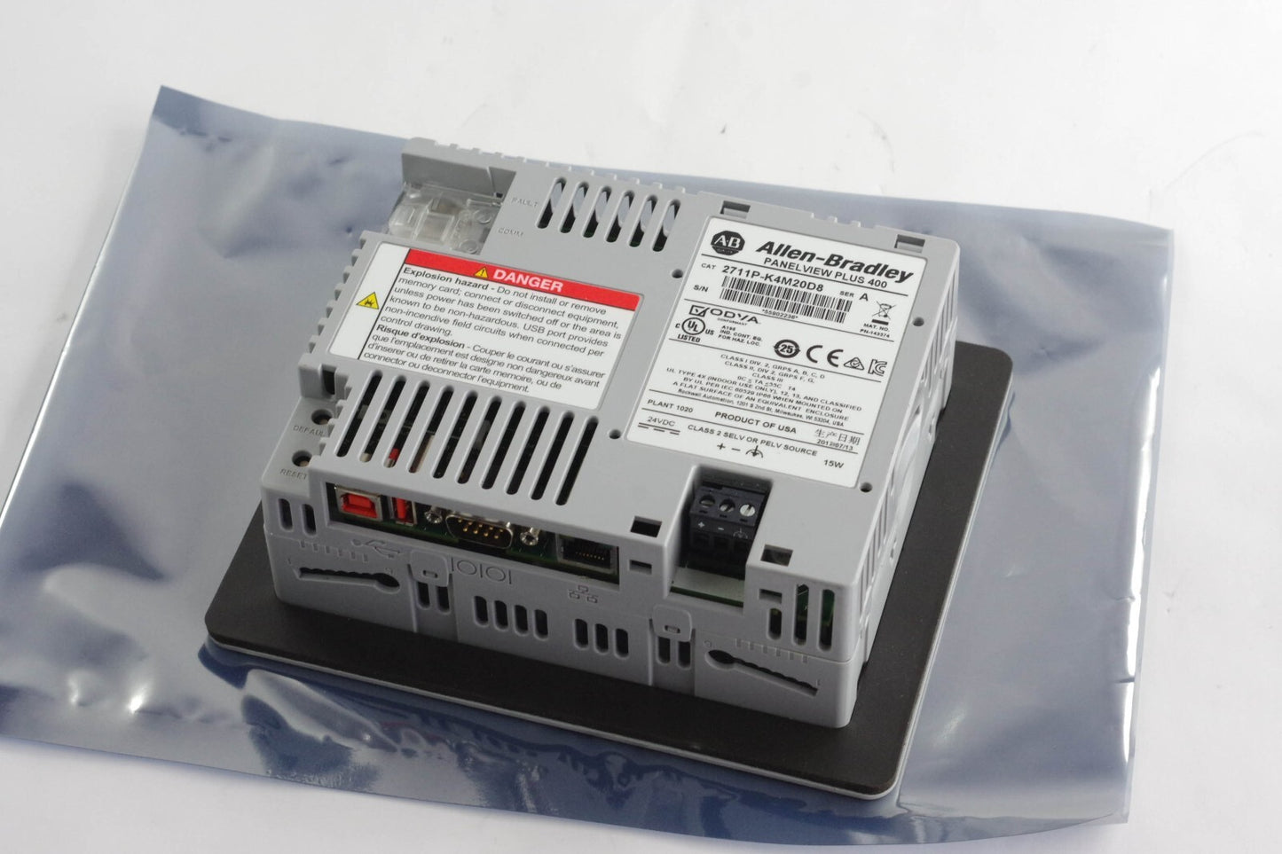 Allen Bradley 2711P-K4M20D8 /A PanelView Plus 400 3.8" Terminal - Installed