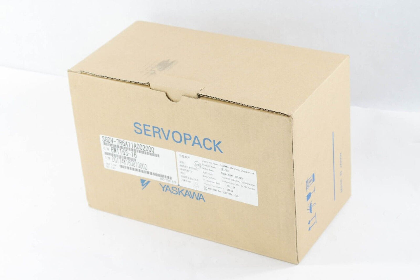 YASKAWA ELECTRIC SGDV-7R6A11A002000 SERVOPACK 6W1163-16 - Open Box
