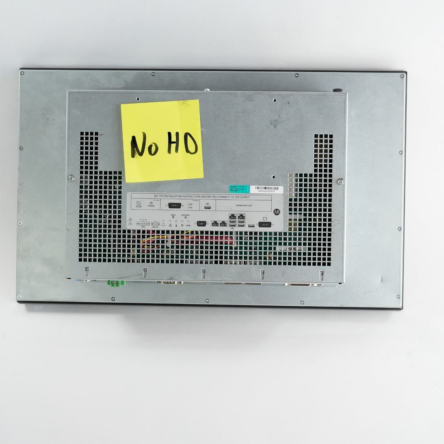 Allen Bradley VersaView 6300P 6300P-185EAPSFDNA-CBAAW19NNNANN-NN1S PC - No HDD